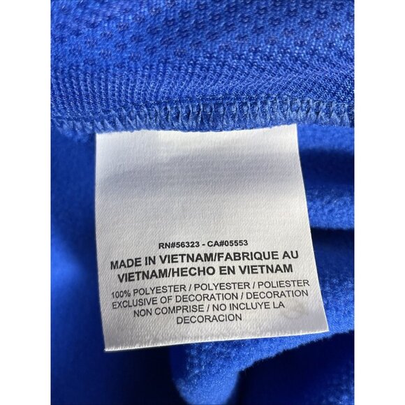 Nike Therma Fit Textured Fleece Mens Size Large Blue 1/4 Zip Casual Athleisure - Picture 9 of 13